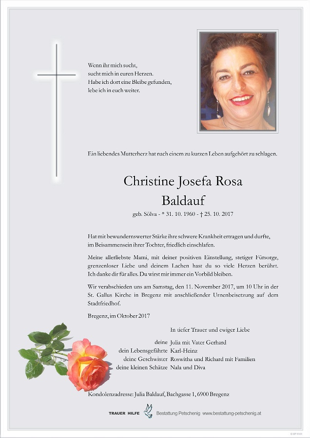Christine Josefa Rosa Baldauf